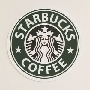 10/$10 Starbucks Logo Sticker